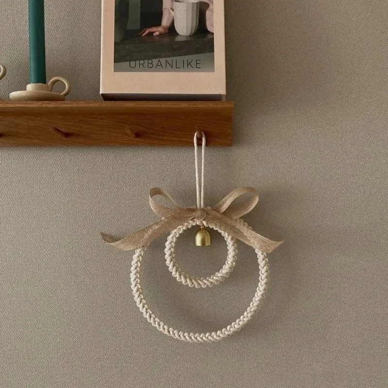 INS Nordic Style Baby Rattles Handmade Wooden Wind Chimes Kid Room Nursery Hanging Decors Newborn Photography Prop