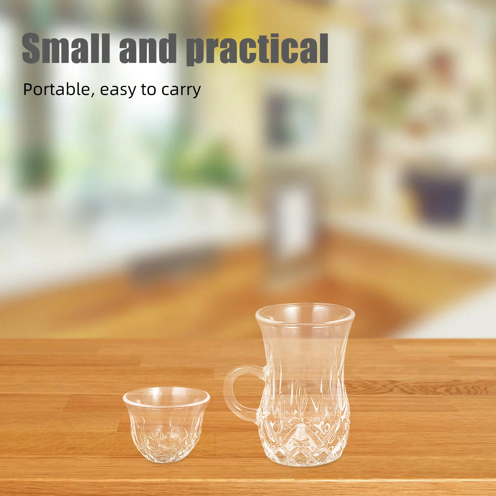 

1Set Turkish Coffee Cup Versatile Use Elegant European Design Small Portable for Hot Drinks Turkish Coffee Cups