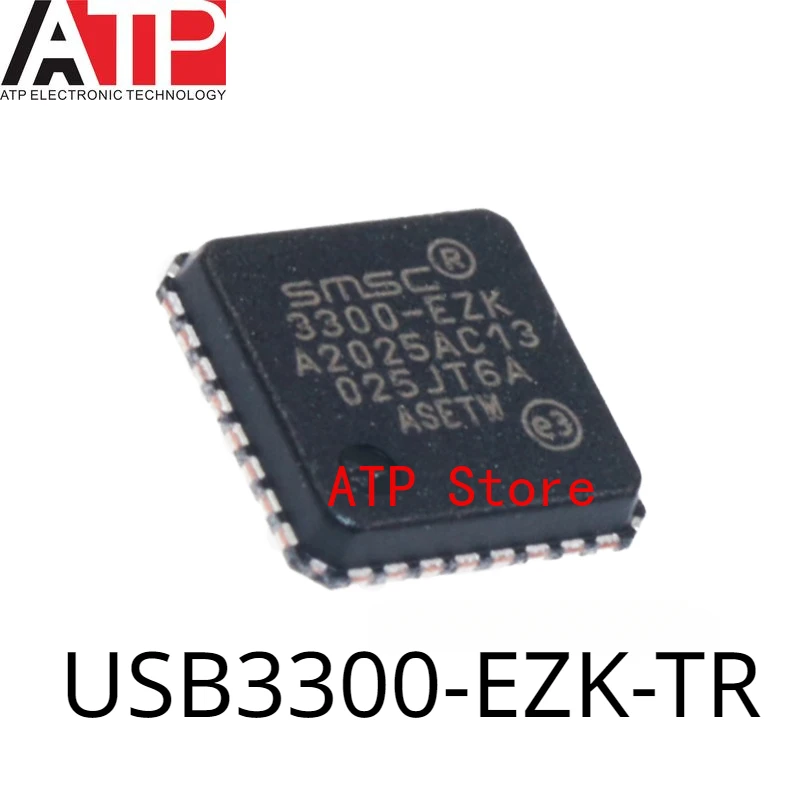 

10~100PCS New Original USB3300-EZK-TR 3300-EZK QFN-32 USB3300 USB Interface IC CHIP USB 2.0 PHY ULPI