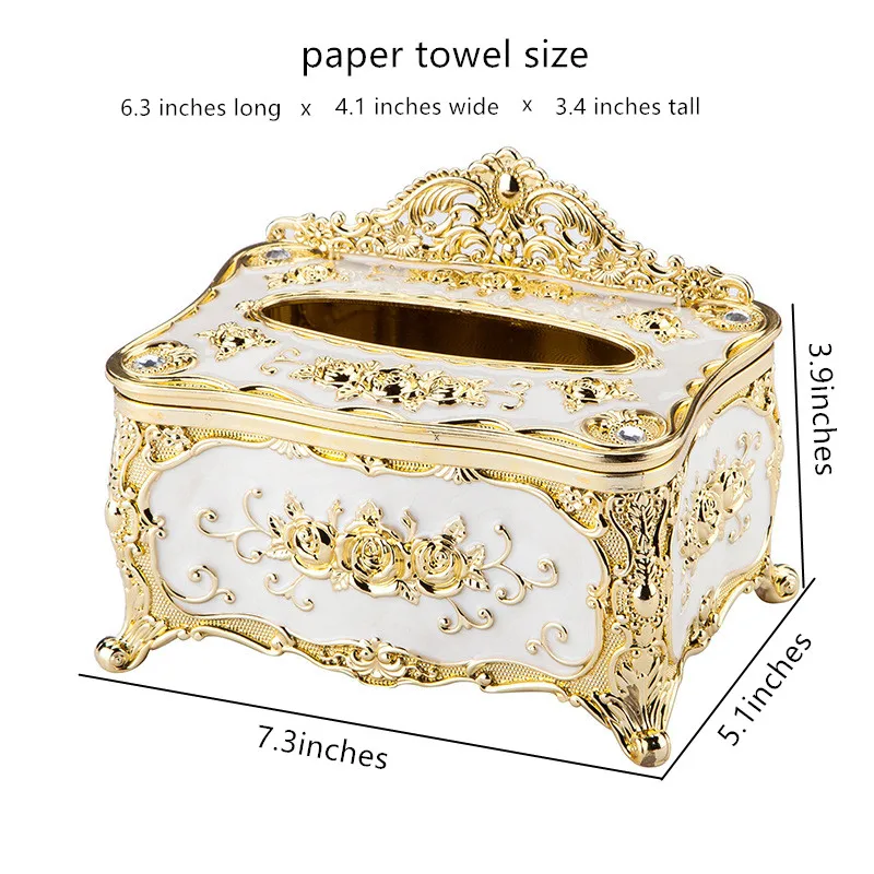 Household kitchen plastic tissue box acrylic napkin holder box simple fashion car tissue box tissue holder living room dining ta