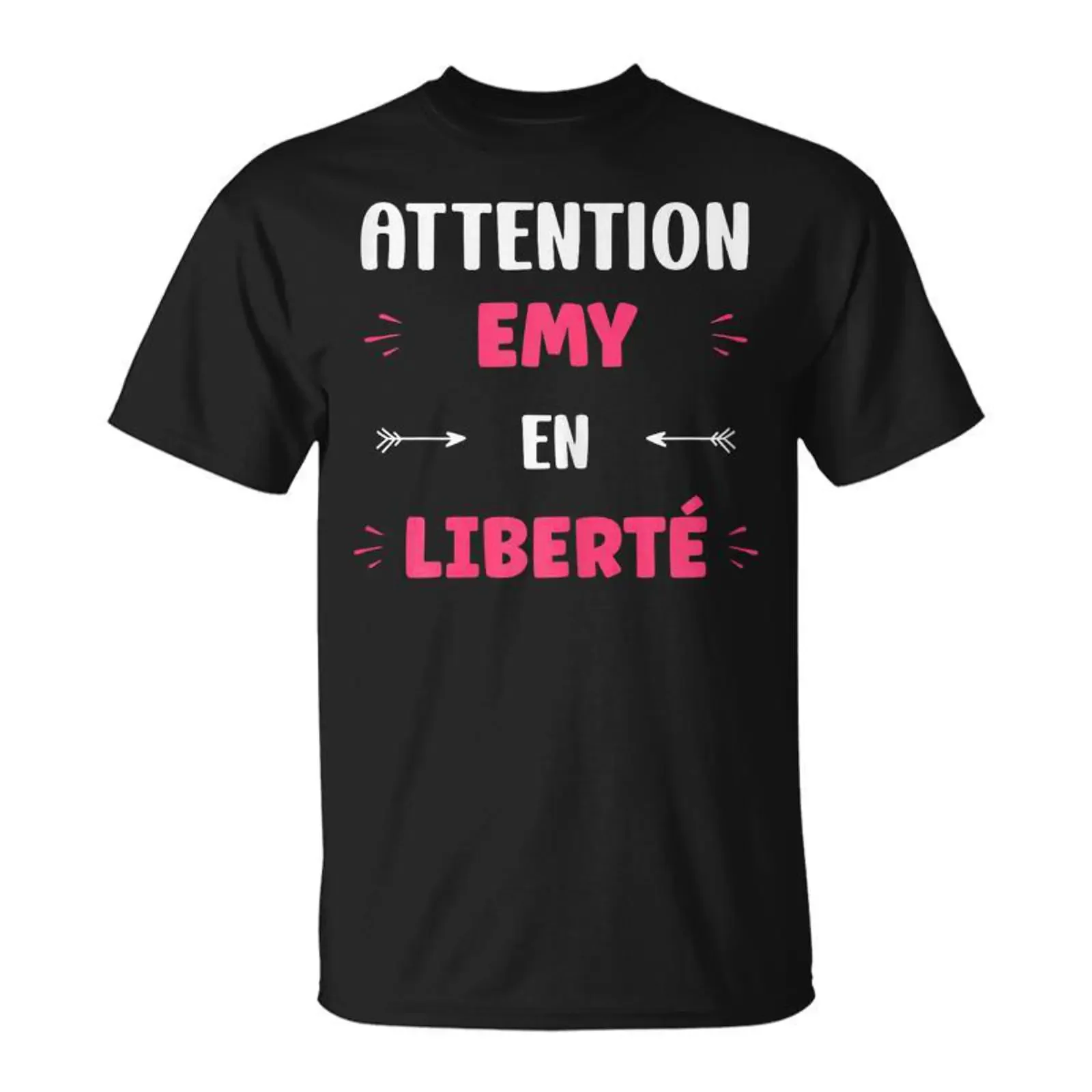 Attention Emy Funny T Shirt syz vintage Washed Versatile homme Stylish Breathable Stretched Soft designer clothes fashion