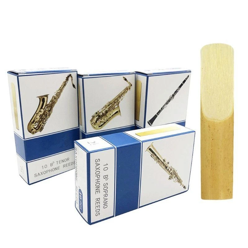 U2JB 10pcs/set Alto Soprano Saxophone Reeds Strength 2.5 Clarinet