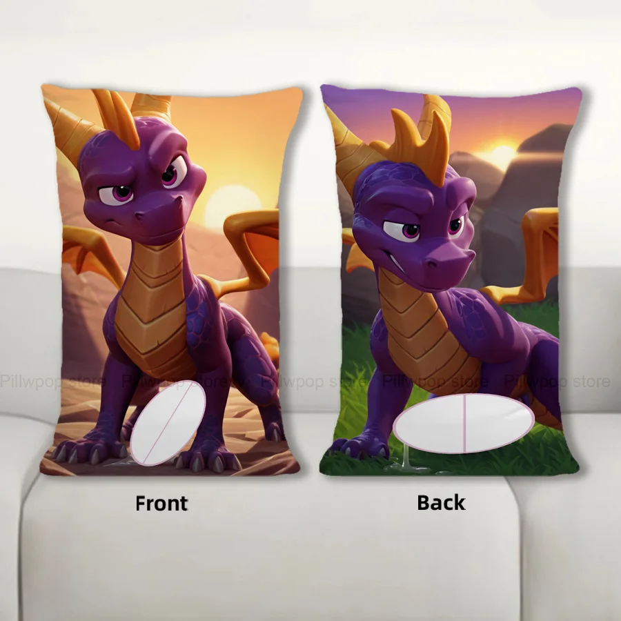 

R18 + Dakimakura аниме Spyro наволочка для тела диванная подушка двухсторонняя наволочка с принтом 40X60 см