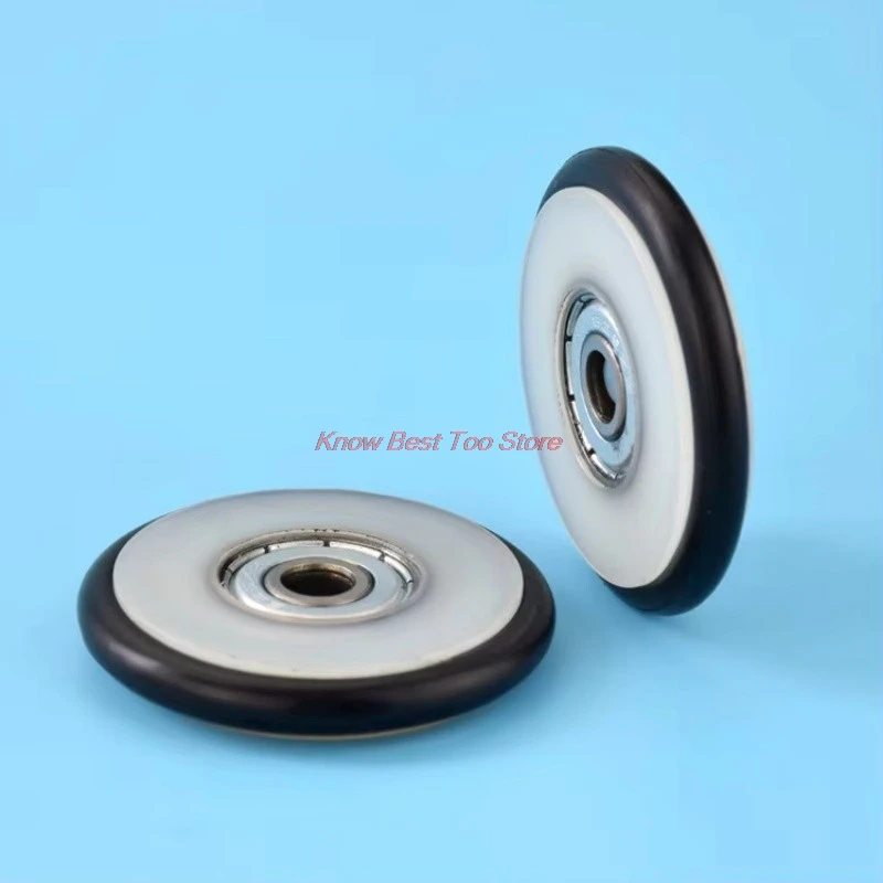 5Pcs 6x41x7mm nitrile O-ring rubber soft rubber silent nylon blackboard fishing gear 626 bearing pulley roller