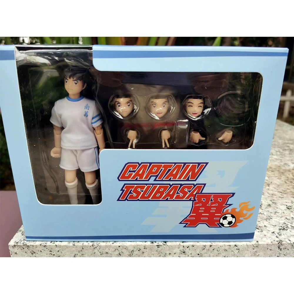 Genuine Captain Tsubasa Ozora SHF Action Figures Childhood Anime Figurine Hyuga Kojiro Collection Desk Decorate Kids Toy Gifts