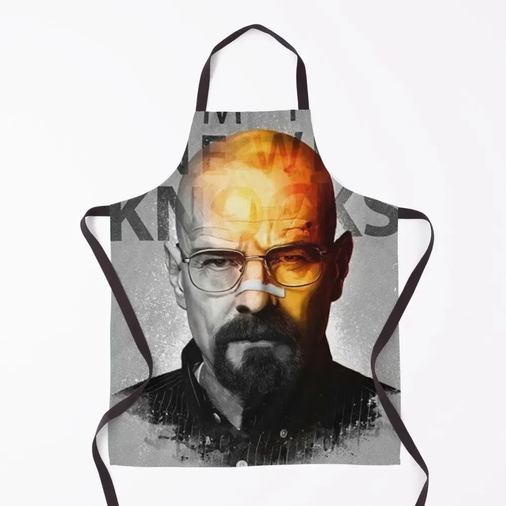 

I'm The One Who Knocks Apron For Man Haircut Goods For Home And Kitchen barber uniform Kitchen Apras Man Apron