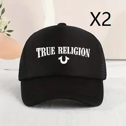 Kids Baseball Cap Boys Girls Casual Baseball Hat Letter Printed Duck Tongue Hat Adjustable Outdoor Breathable Mesh Trucker Hat