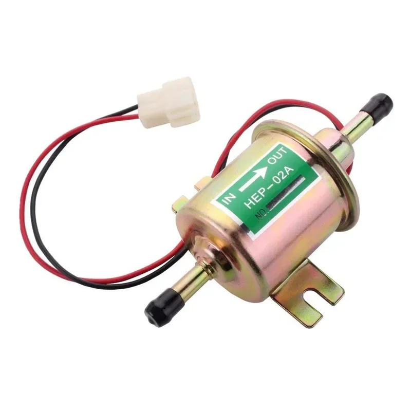 High Quality Low Pressure Universal Diesel Petrol Gasoline Electric Fuel Pump HEP-02A 12V For Car Motorcycle