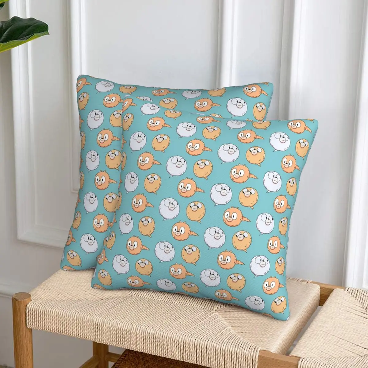 Woffs Hilda 2-х шт. квадратная наволочка наволочка подушка на молнии декоративная удобная декоративная подушка для домашнего дивана