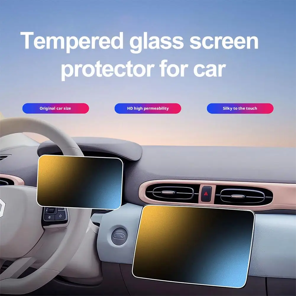 

Car Central Control Navigation Screen Tempered Film For 23-25 Zero Run T03 HD Auto Interior Protection Film Modification Pr B2H3