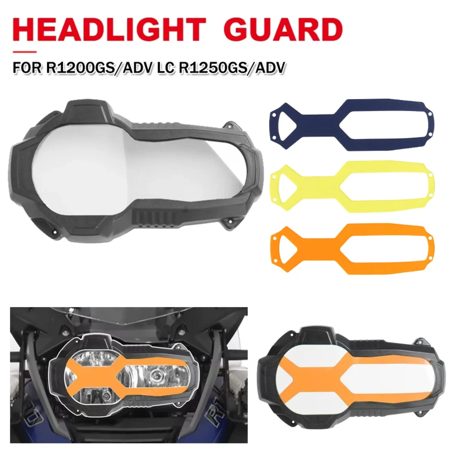 

Motorcycle Headlight Guard Protector Head Light Cover Protection For BMW R1200GS R1250GS For R 1250 1200 GS LC Adventure ADV