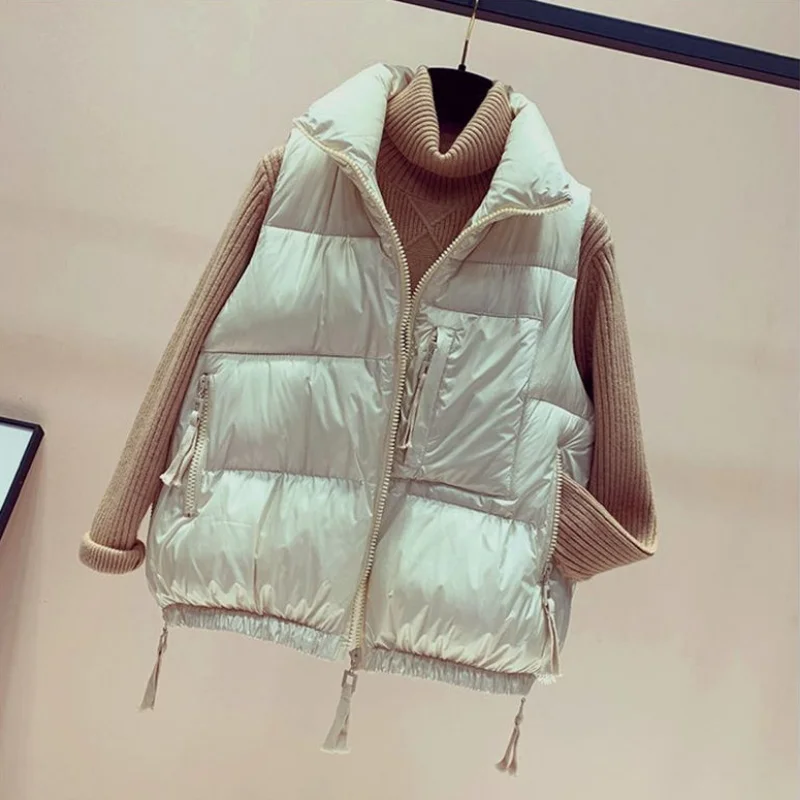 Hit Sleeveless Vests Jackets Woman Winter 2024 Trend Sale Duck Down Vest Jacket for Women Coat Very Warm New Feather Demi-season