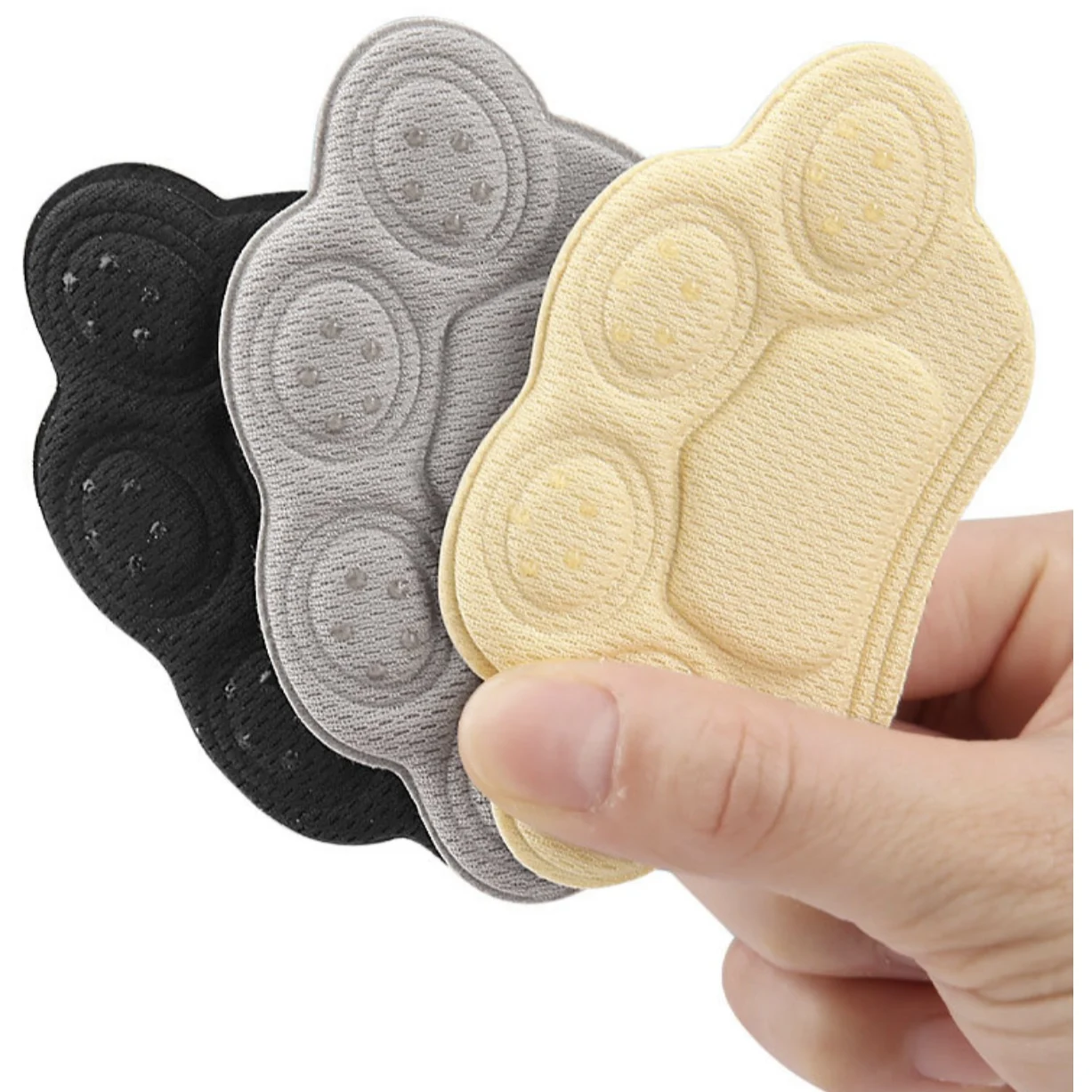 New Heel patch anti-wear can be cropped heel sticker for shoes Bear footprint Dispensing glue heel patchsneakers high heels