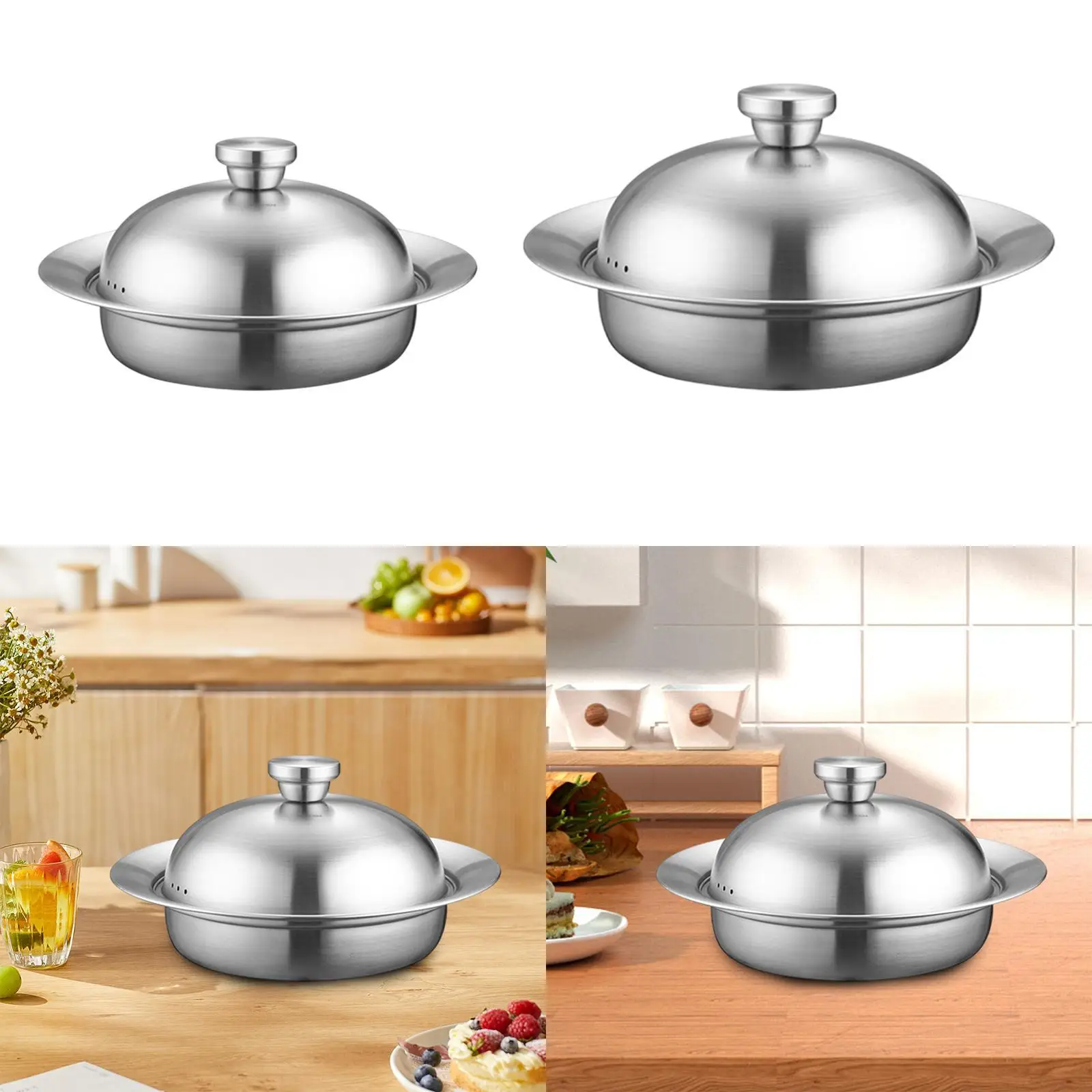 Steaming Plate Food Steamer Practical Professional Multifunctional Fish Poacher