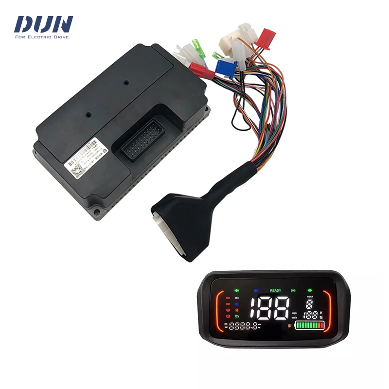 Fardriver ND72200 48V-72V 55A BLDC Sine Wave Hall Sensor Controller with N7 Display Speedometer for 800W-1500W Motor