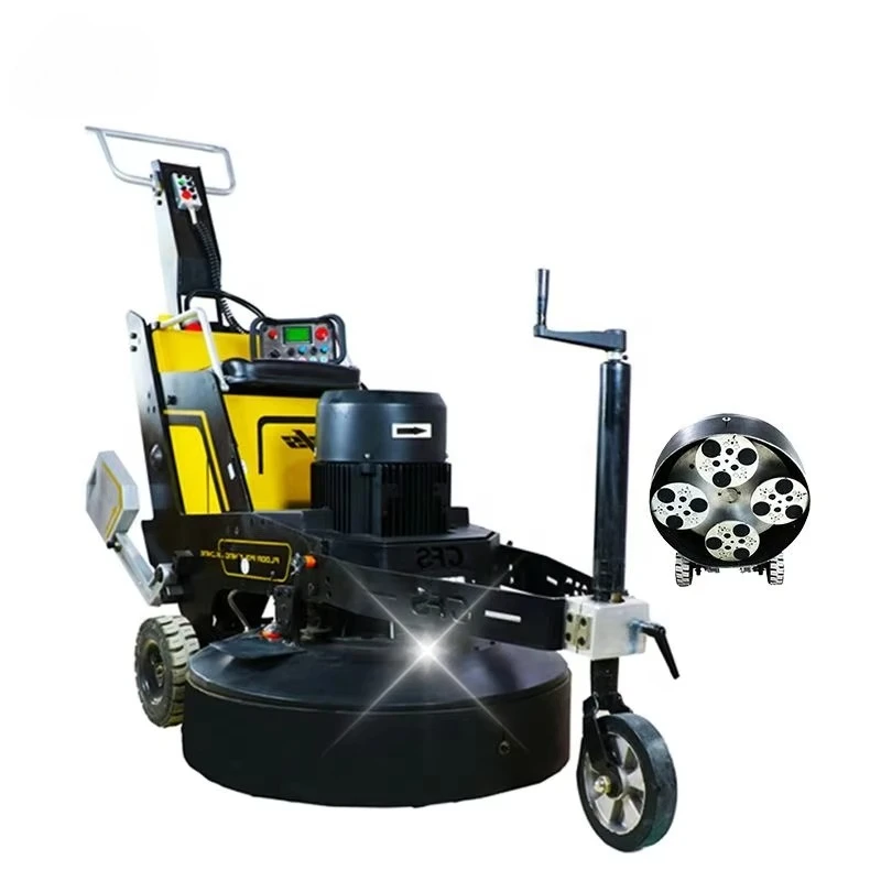 High Gloss Electric Concrete 220V/380V  Floor Grinder Grinding Machine Planetary Manufacturer with Industrial Vacuum Cleaner