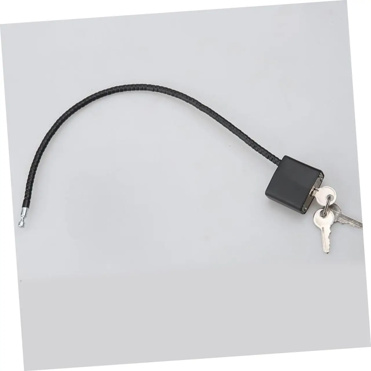 Soft Wire Rope Helmet Lock, Electric Bicycle Long Padlock, Locker Door Anti-Theft Lock for Dormitory, Warehouse, Iron Door, Gym, Locker, Luggage, Tool Box, Rust-Proof and Waterproof Padlock image 4