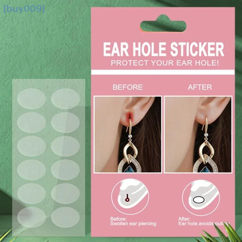 

【buy009】60/120Pcs Invisible Earrings Stabilizers Ear Holes Protective Waterproof Patches Earrings Support Patches For Earrings