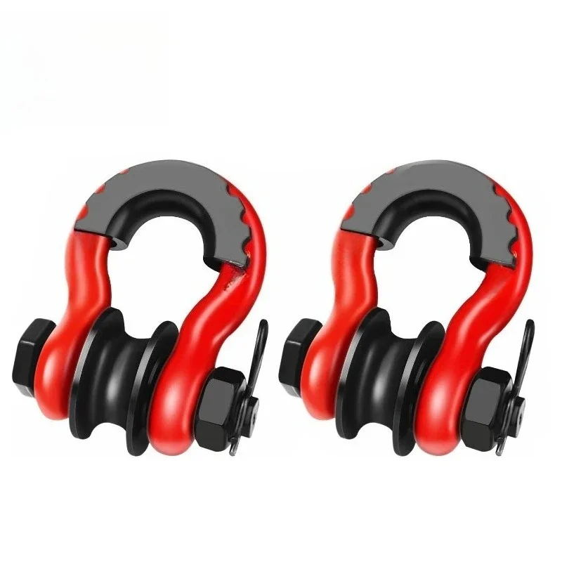 Off-road vehicle trailer shackle, spray pulley shackle 3/4U hook