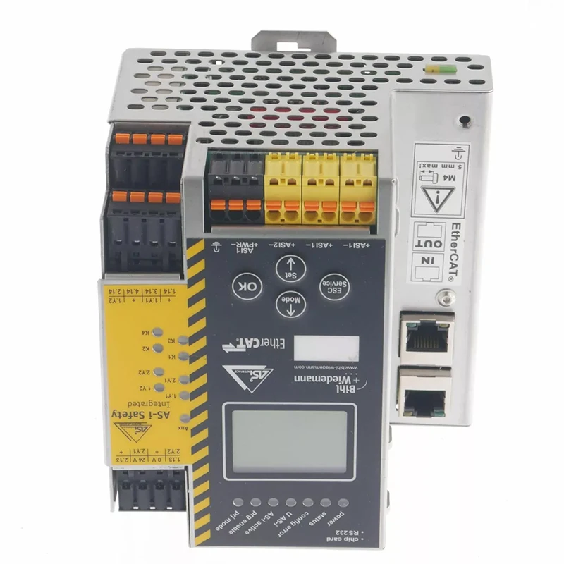 

Gold seller New Original Bihl+Wiedemann BWU2338 ASi-3 EtherCAT Gateway with Integrated Safety ,1 ASi Master