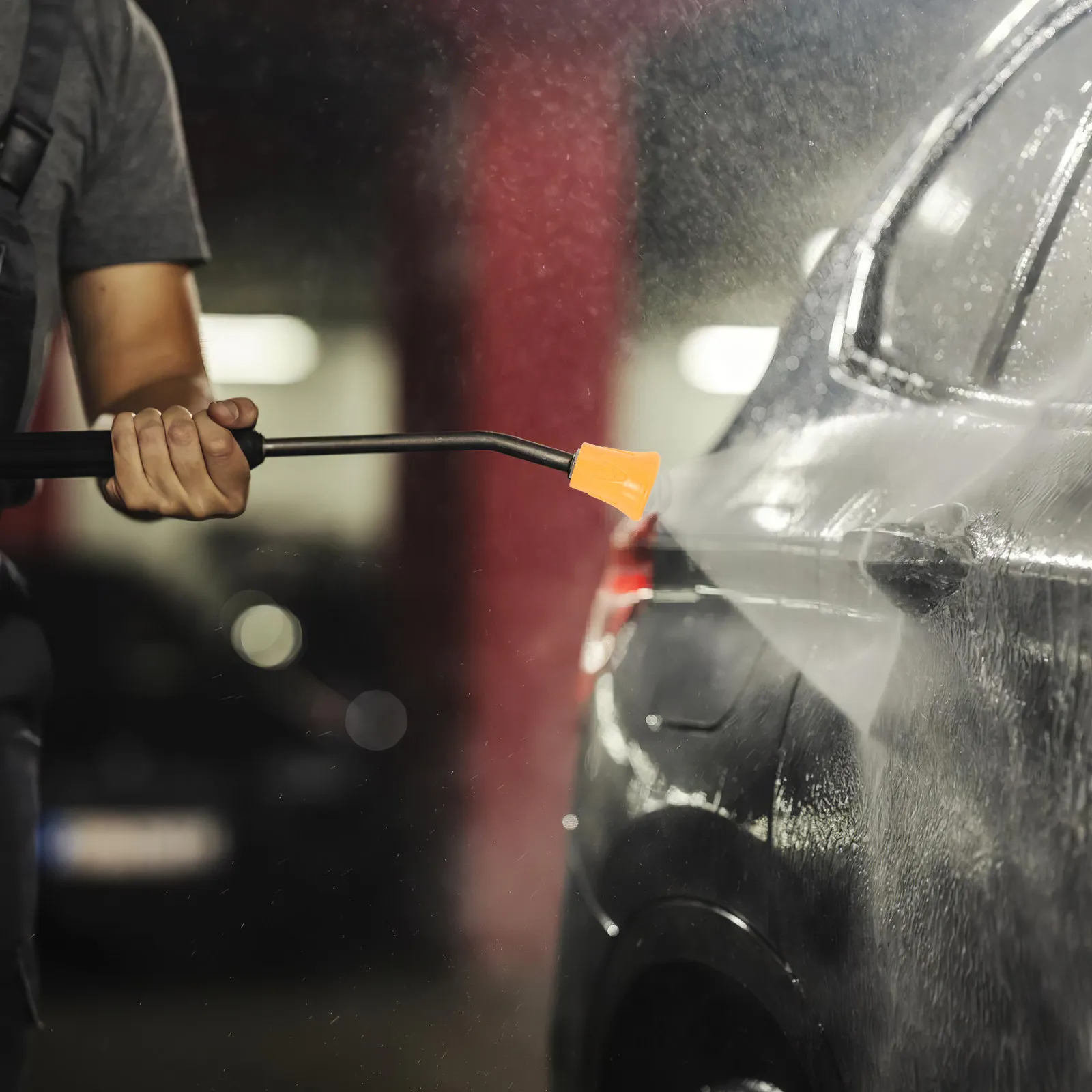 High Pressure Washer Nozzle Metal Spray Head Quick Connect Hose Adapter For Car Wash Garden Cleaning Yellow Pressure Washer
