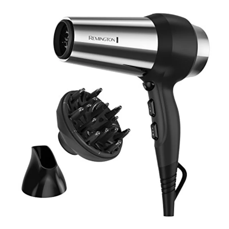 Remington Impact Resistant Hair Dryer 1875-Watt Blow Dryer with Tourmaline Titanium and Ceramic Technology 3 Heat 2 Speed Setti