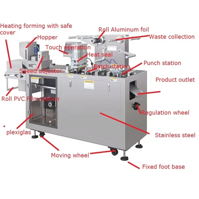 DPP150E Blister Packing Machine for   GMP Standard