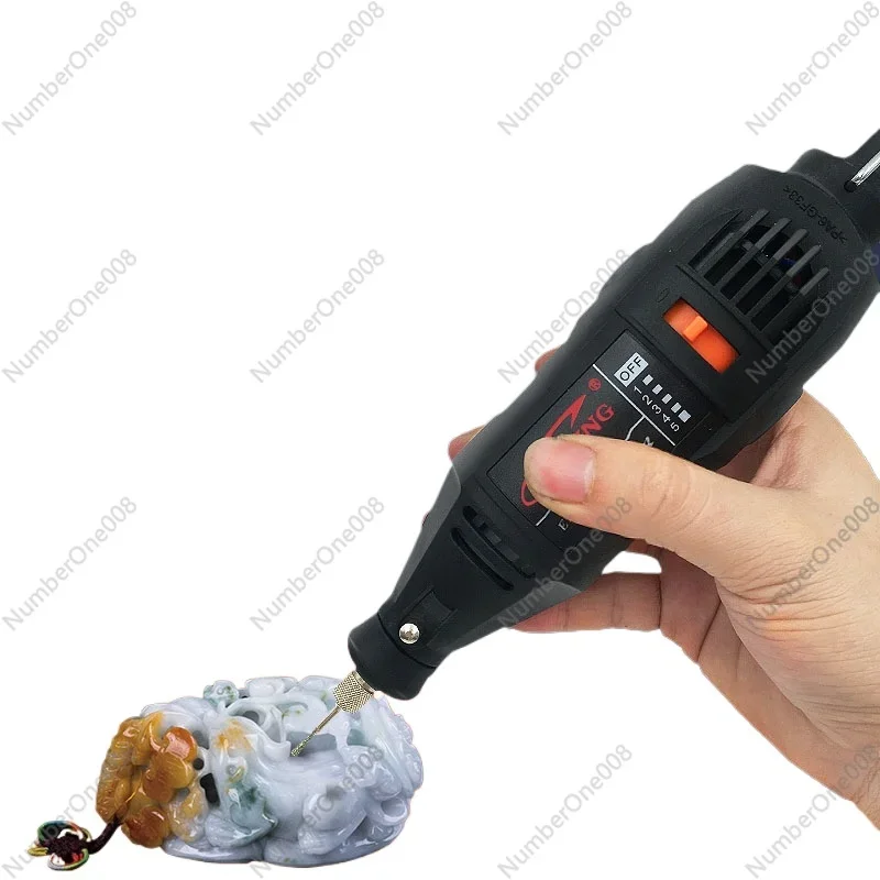 

Миниатюрная электрическая дрель, гравировальный станок по нефриту, пчелиный воск, резьба по дереву, штамповка, шлифовка, полировка, электроинструменты