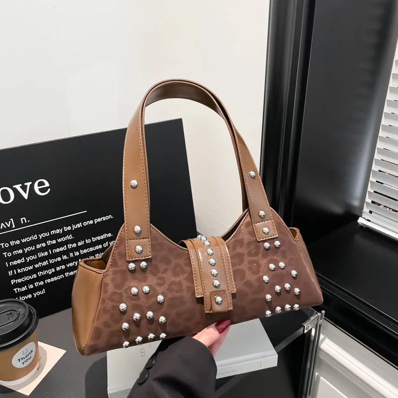 

2025 Vintage Underarm Tote Bag for Women, Genuine Leather Multi-way Shoulder Crossbody Purse, Large Capacity Work Bag