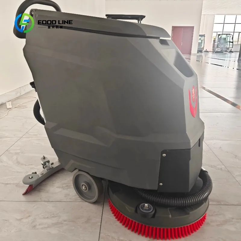 Customized Professional Cordless Robotic Floor Scrubber Industrial Battery Powered Used Commercial Cleaning Plastic Electric