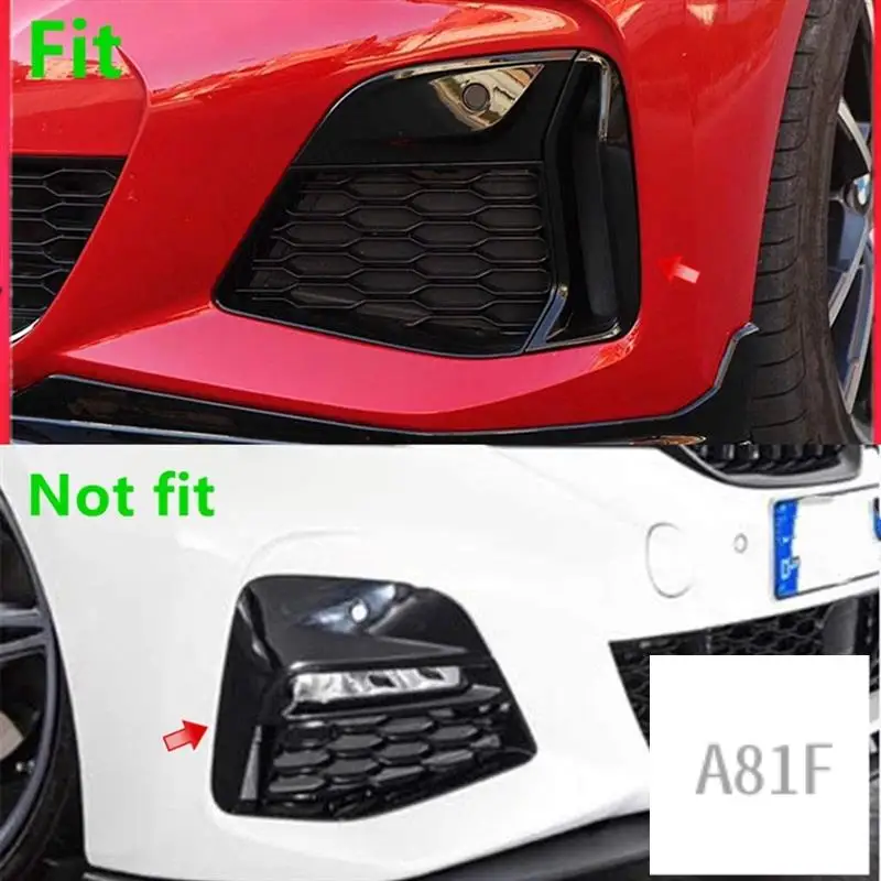 

1Pair Front Fog Lamp Grille Trim Cover For BMW 3 Series G20 G21 G28 M340I 19-22 51118075649 51118075650 (B)