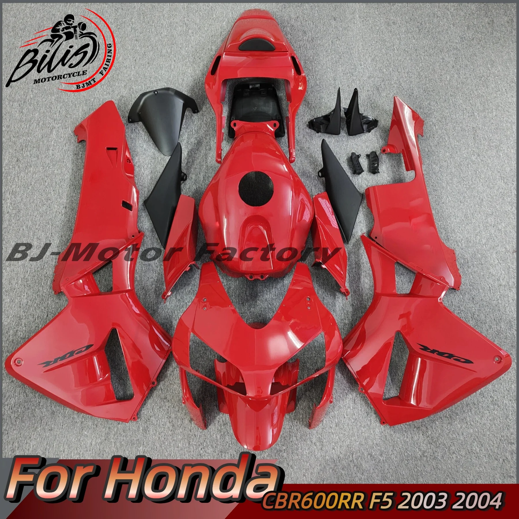 

Motorcycle fairing fits For CBR600RR 03 04 CBR600 F5 2003 2004 Fairing Black Yellow Red motorcycle housing