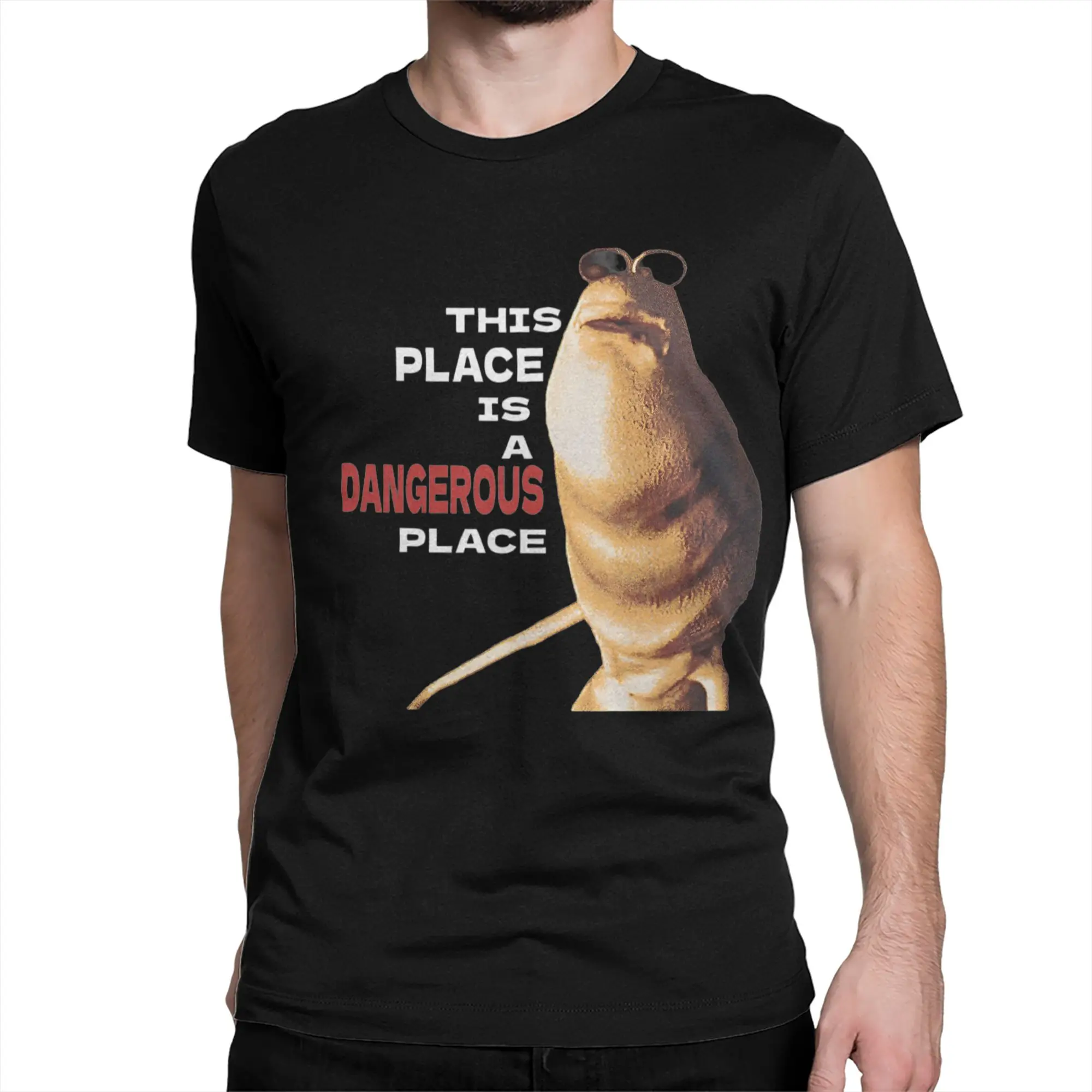 Perigoso para homens mulheres t camisa marcus o worm meme camisetas exclusivas manga curta gola redonda camisetas de algodão verão topos