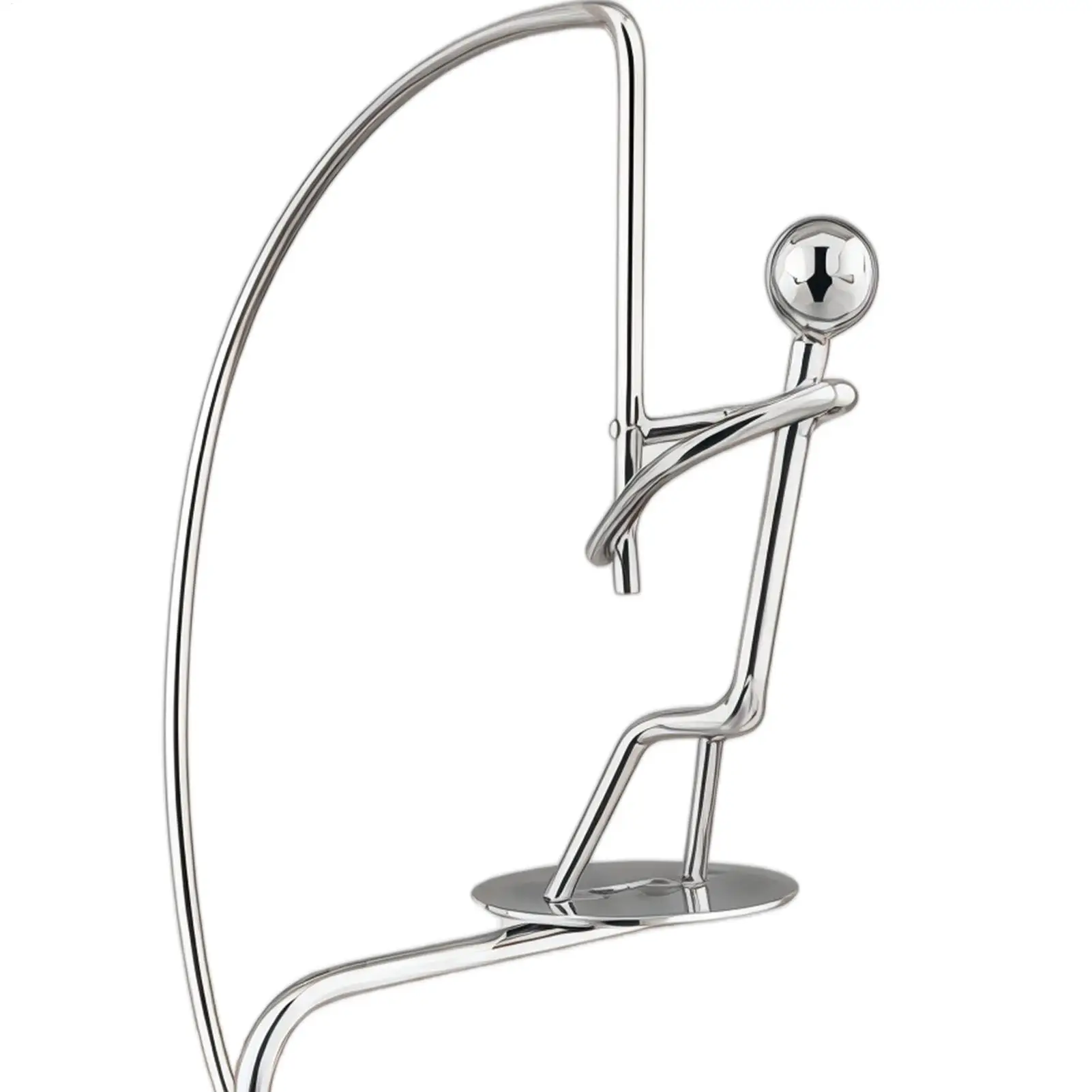 Fisherman Balance Sculpture Art Dynamic Fisherman Balancing Sculpture Fishing Dashboard Decor For Kids Teens Adults Youth Family