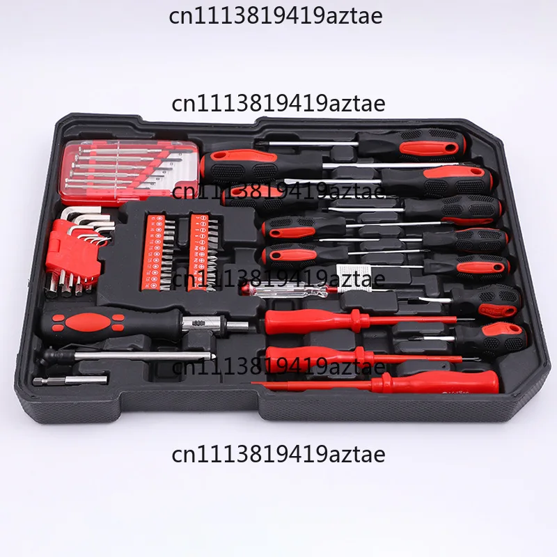 187pcs Hand Tools Home DIY OEM Flexible Head Rotator Ratchet Handle Wrench Socket Set Mechanical Tool With Tool Box Storage Case