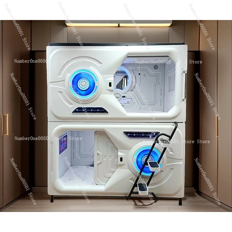 Space-Saving Comfortable Private Modern Minimalist Home Capsule Bunk Bed Single Sleeping Pod