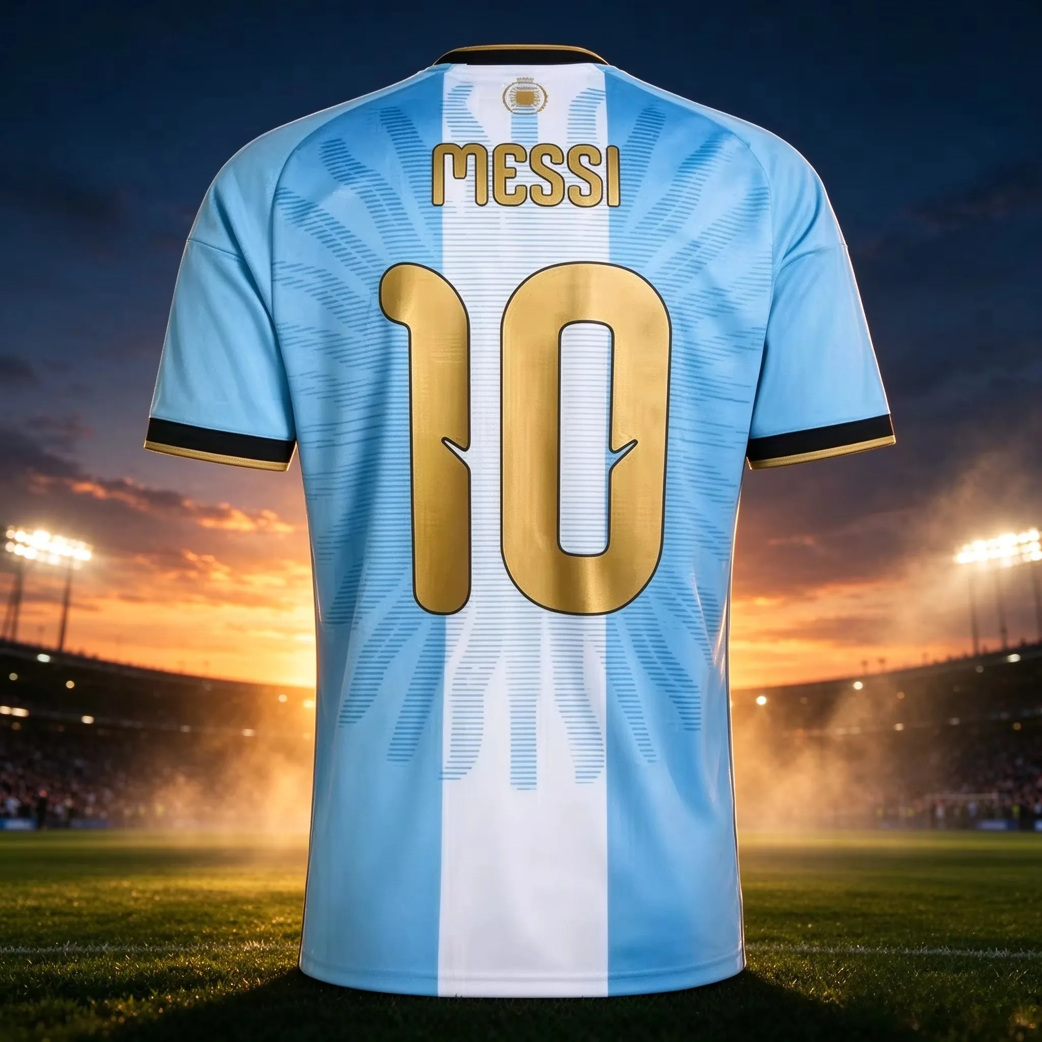 M-Messi Argentina Farewell Match 2026 Football Jersey 10 National Team Commemorative Unisex Short Sleeve Fans Gift