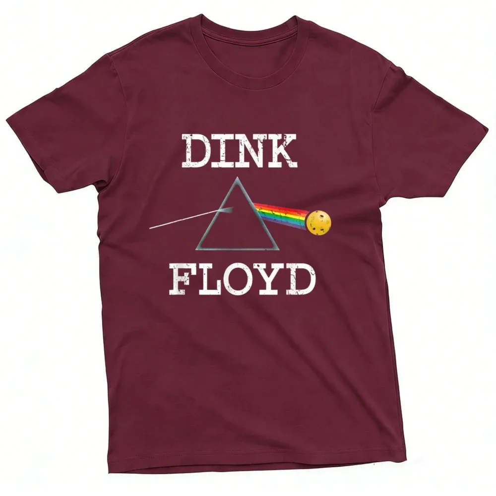 Dink Floyd Prism Rainbow Billiard Ball Summer Men T-Shirt Rock Music Band Inspired Casual Round Neck Clothes Graphic Tops