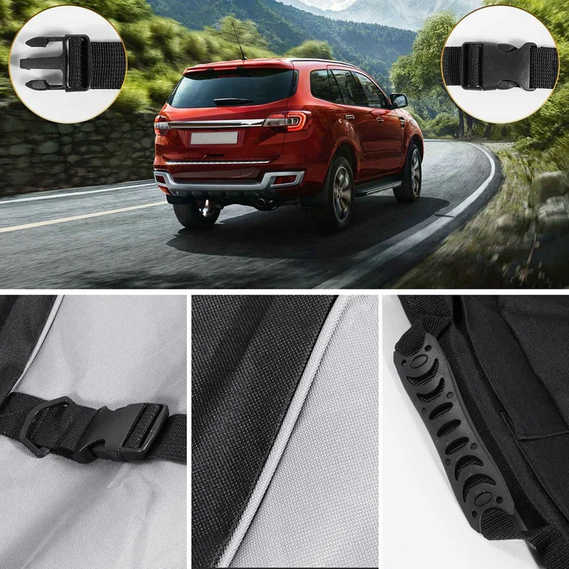 600D Water Car Luggage Bag Proof SUV Foldable Travel Equipment Roof Bag Storage Box Luggage Rack Bag