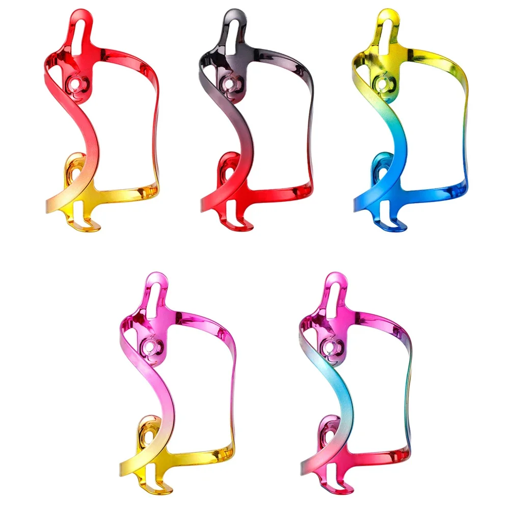 For Outdoor Cycling Aluminum Alloy Bottle Cage Bike Water Cage High Strength Lightweight Not Easy To Break Smooth Corners