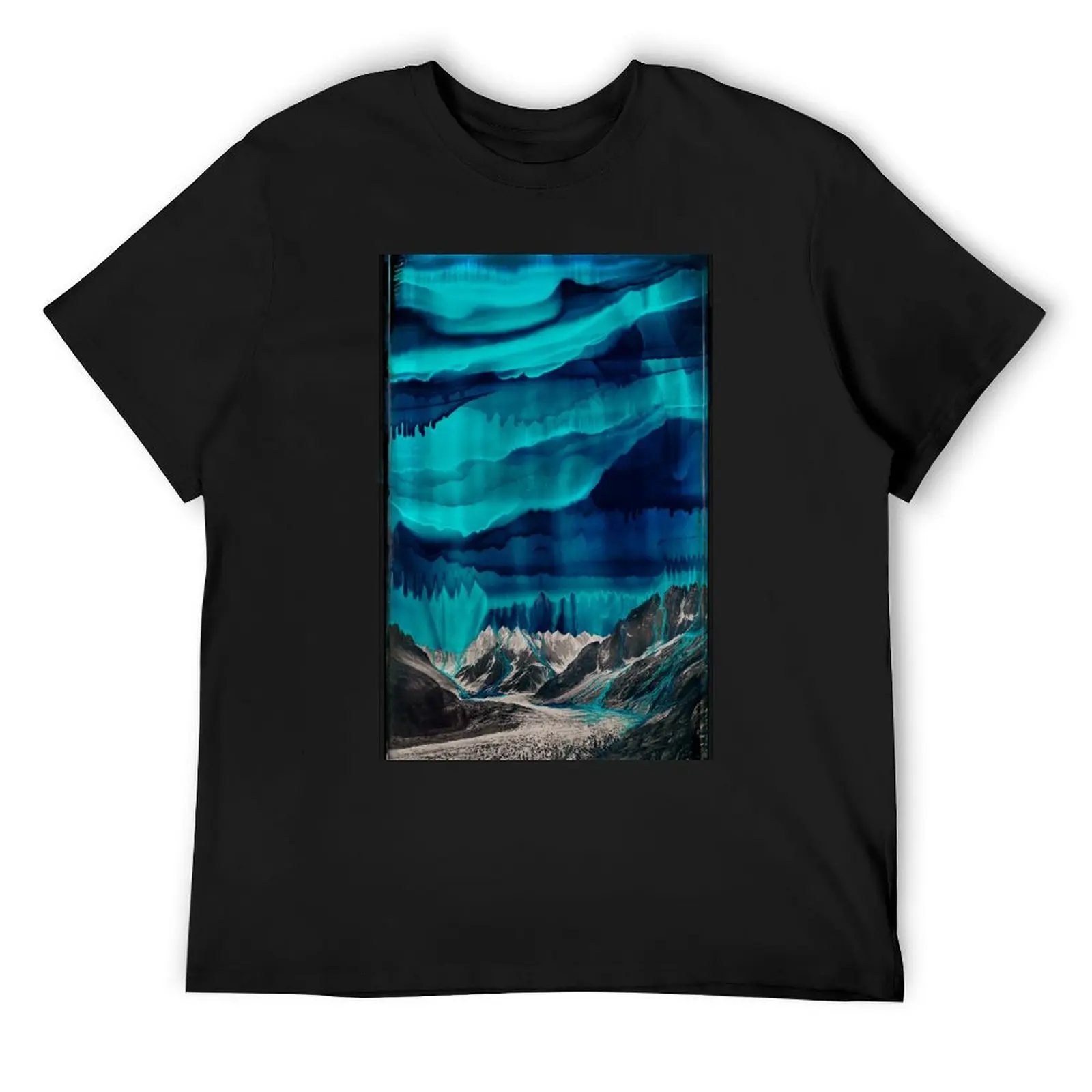 Skyfall, Melting Blue Mountain Clouds T-Shirt basketball graphic tees graphic tee shirt t shirt for men