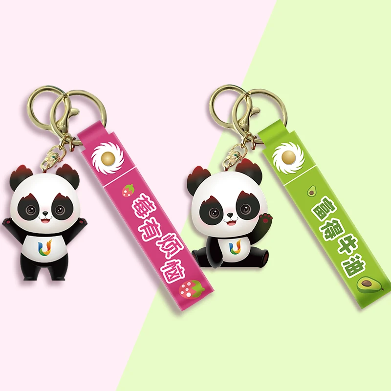 Chengdu Universiade Flagship Store Rongbao Keychain Panda Doll Pendant Mascot Cultural And Creative Base Official Souvenir Gift