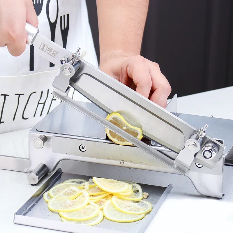 Ejiao-Trancheuse à Viande Multifonction en Acier Inoxydable, Coupe-Bonbons, Coupe-Pâtisserie, Trancheuse de Légumes et de Fruits