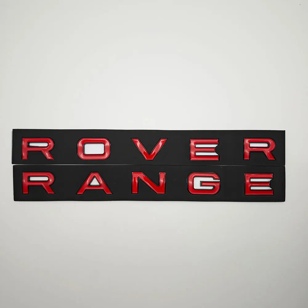 Nowe litery 3d Logo Samochód Przednia maska Maska Tylny bagażnik Range Rover Emblemat Naklejka Do Land Rover Sport l494 l322 l320 Evoque Vogue