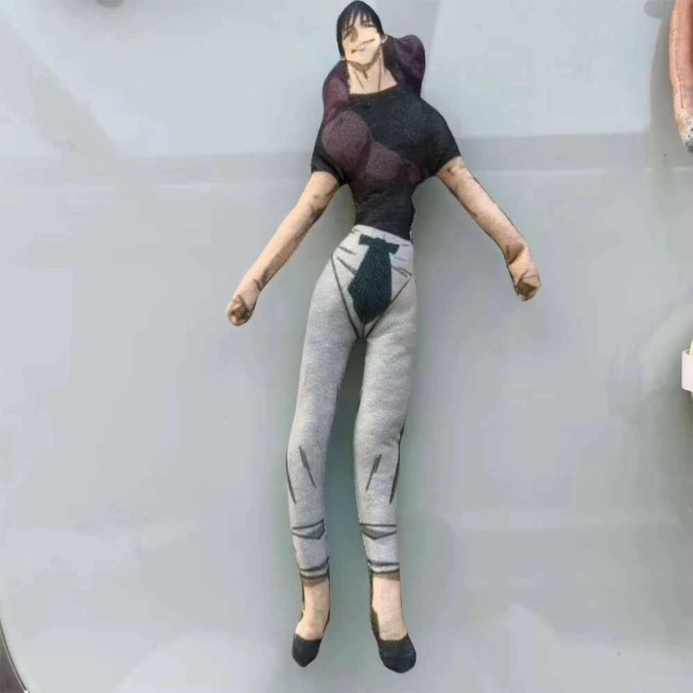 28CM Neue Anime JJK Biegbare Plüschpuppen, Lustige Drahtgestell-Plüschfigur, Gojo Geto Yuji Kreatives Formwandelndes Plüschtier – Detail 1