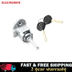 Left Driver Door Lock Barrel Cylinder Barrel Assembly with 2 Keys FOR BMW E46 325Ci 325i 325xi 330Ci 330i 330xi M3 51217019975