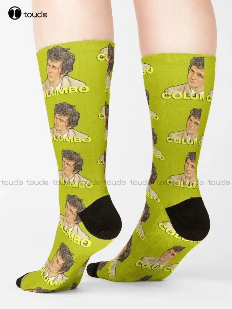 Just One More Fan Columbo 70S 80S Tv Detective Socks Sock For Women Christmas New Year Gift 360° Digital Printing Streetwear