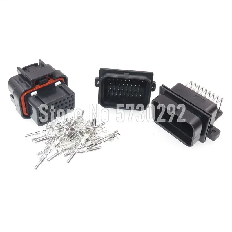 34P 4-1437290-0 6437288-1 2-6447232-3 Tyco AMP Car Oil Gas Socket Automotive Wiring Harness ECU Connector For Auto