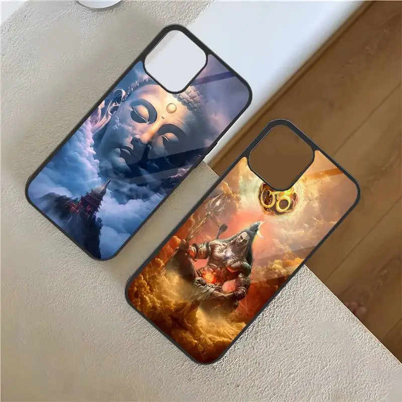 Lord Shiva Hindu Gott Buddha Indien Handy hülle PC TPU Funda für Samsung Galaxy S20 S22 S21 S10 S30 Plus 10 Pro 20 Abdeckung