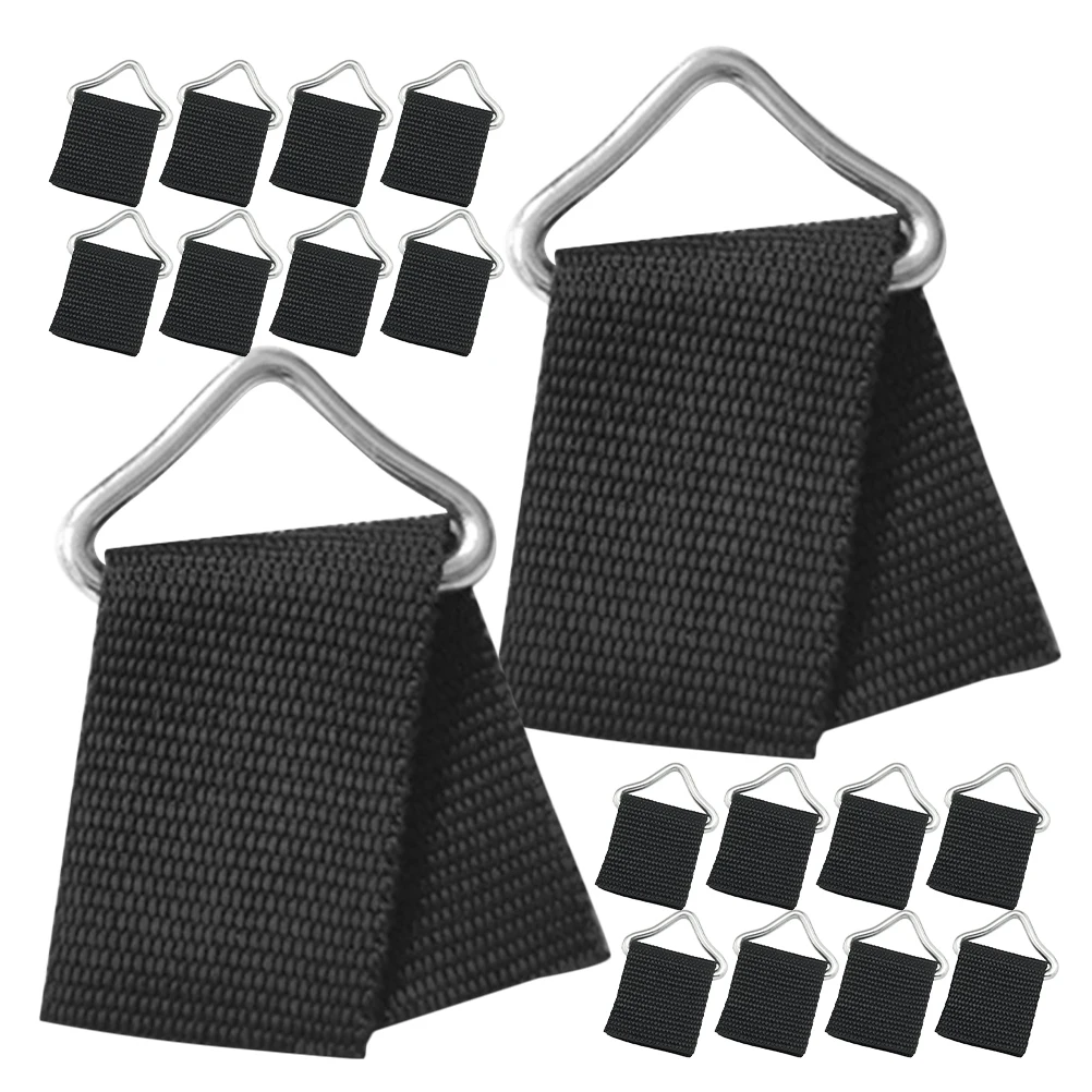 

25 set 25 Sets Triangle Ring Trampoline Parts High Strength Sturdy Metal Buckles Portable Replaceable Rings Outdoor Fitness